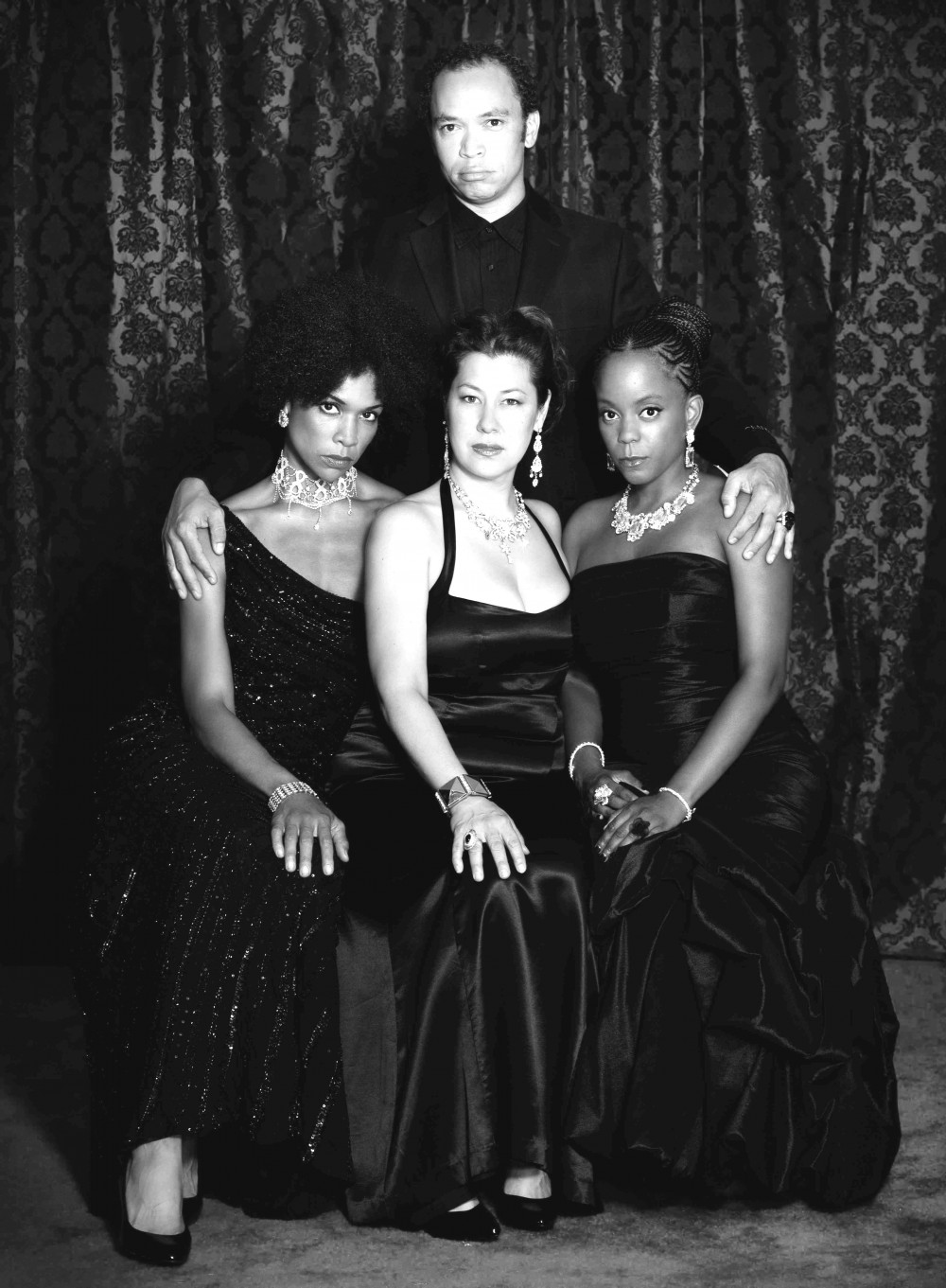 Clockwise from top: Jamie Robinson, Lucinda Davis, Julie Tamiko Manning, and Tamara Brown. (Andrea Hausman / Courtesy of Metachroma Theatre)